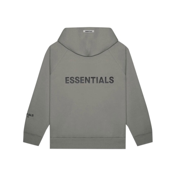 Fear of God Essentials Charcoal Zip-Up Hoodie - Picture 1 of 6